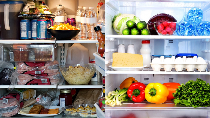 Sắp xếp và bảo quản thực phẩm trong tủ lạnh đúng cách, khoa học