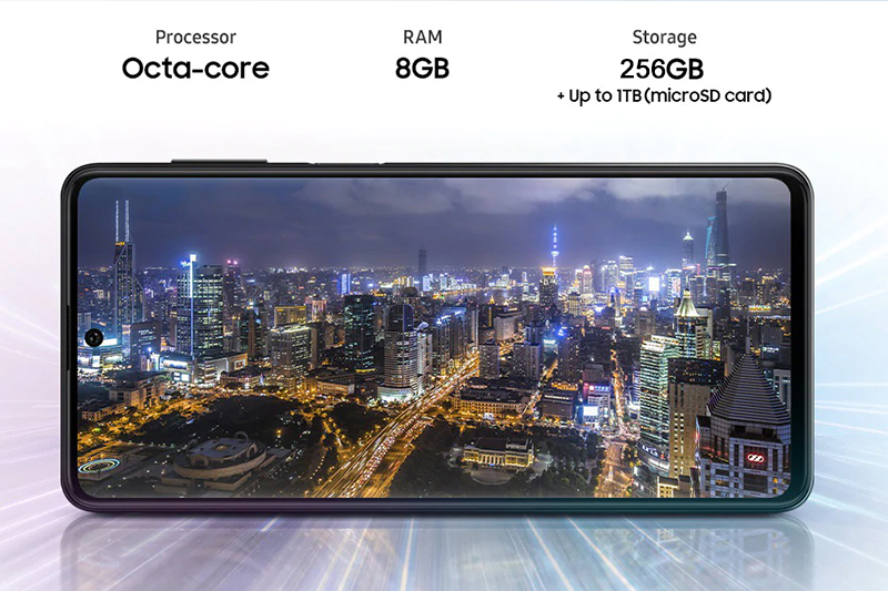 Samsung Galaxy M62 | RAM 8 GB và bộ nhớ lưu trữ lớn 256 GB 