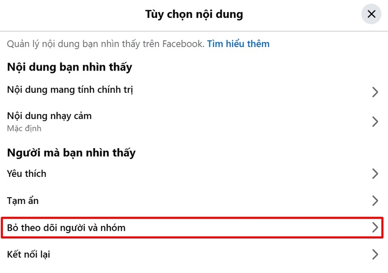 Unfollow hàng loạt trên Facebook - hình 7