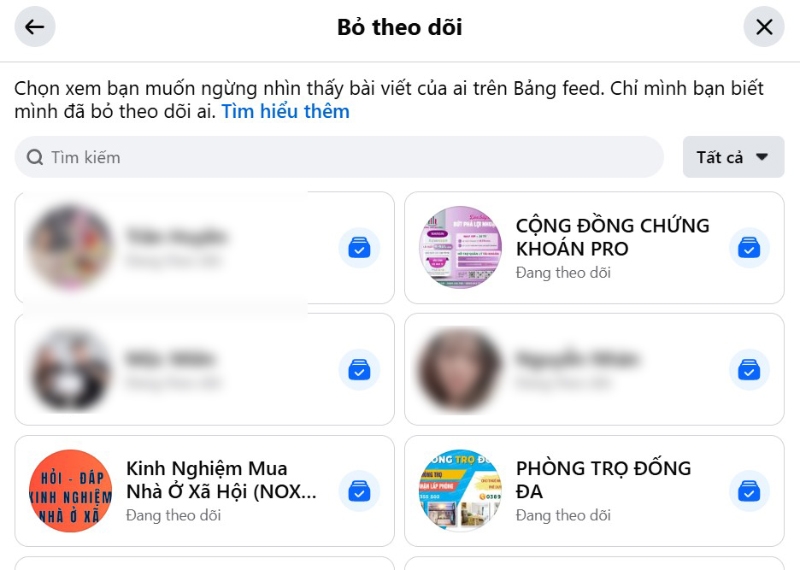 Unfollow hàng loạt trên Facebook - hình 8