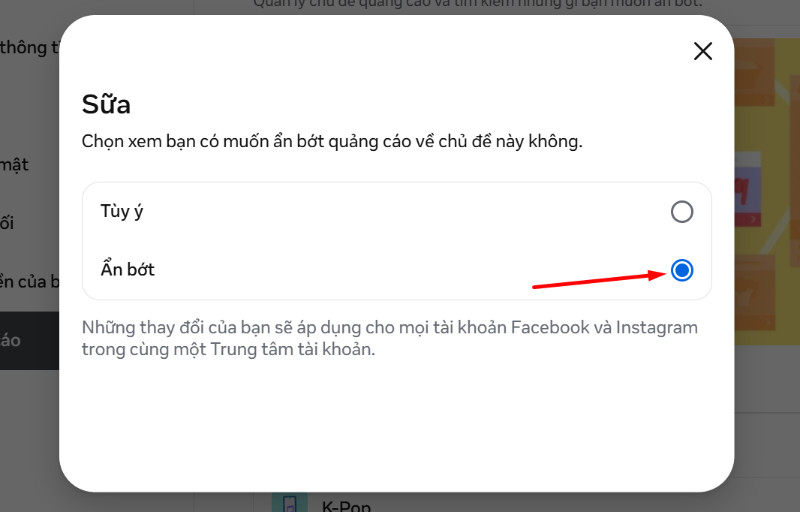 Chặn quảng cáo trên Facebook - hình 10