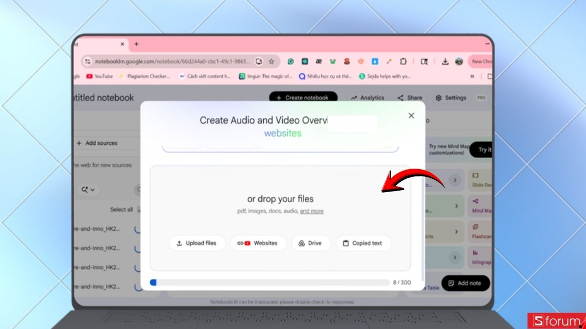 Upload tài liệu lên 