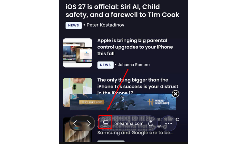 dịch văn bản bằng Safari trên iPhone - hình 2