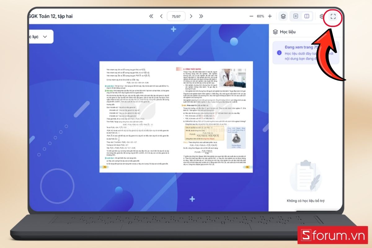 Cách sử dụng sách giáo khoa online miễn phí chi tiết bước 5