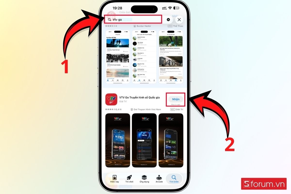 Tải và cài đặt ứng dụng