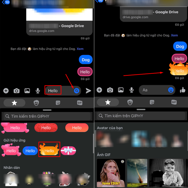 cách tạo hiệu ứng Messenger trên iPhone - hình 8