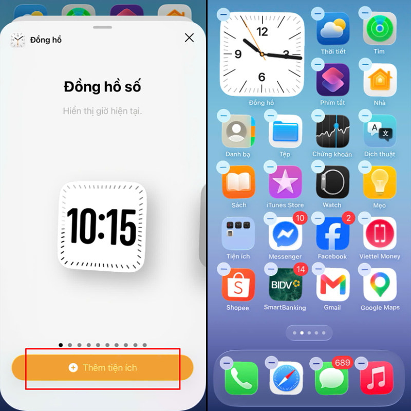 Thay đổi vị trí đồng hồ trên iPhone - hình 4