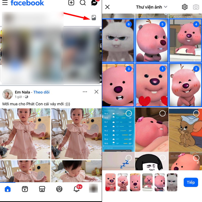Cách đăng nhiều ảnh Facebook một lần - hình 2