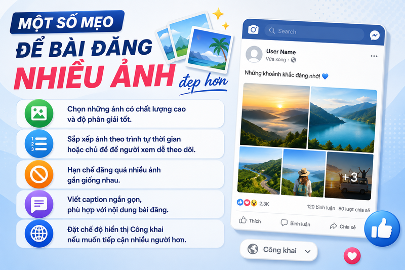 Cách đăng nhiều ảnh Facebook một lần - hình 9