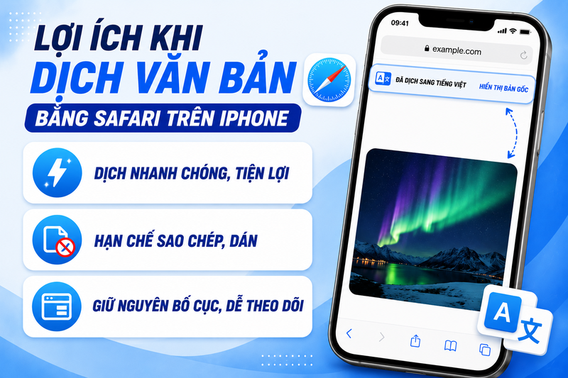 dịch văn bản bằng Safari trên iPhone - hình 1