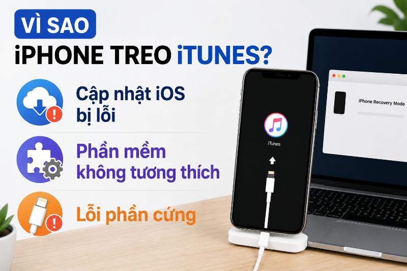 Cách khắc phục iPhone bị treo iTunes - hình 1