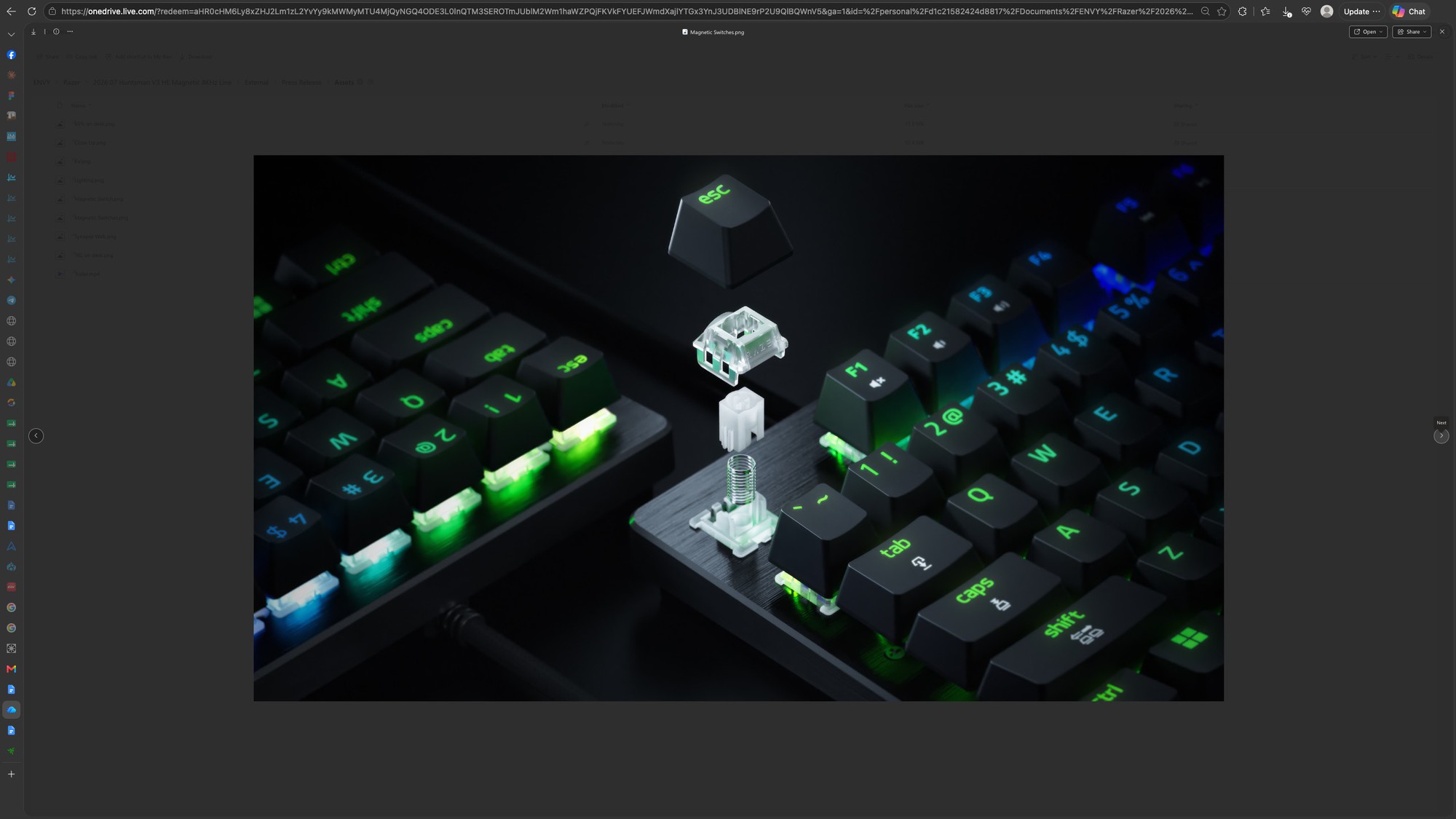 Razer Huntsman V3 HE Magnetic 8KHz ra mắt tại Việt Nam: polling rate 8000Hz, switch Hall Effect, giá từ 3,79 triệu đồng - Ảnh 4.