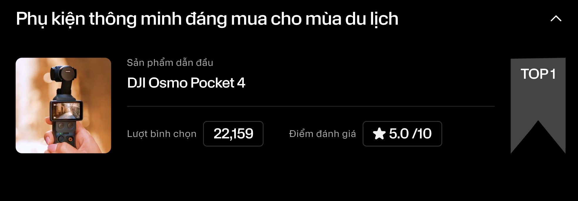 DJI Osmo Pocket 4 dẫn đầu bình chọn Better List - Ảnh 1.