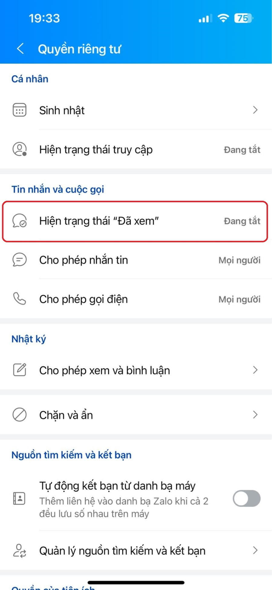 Tính năng trên Zalo giúp xem tin nhắn thoải mái, người gửi không biết người nhận đọc tin nhắn hay chưa - Ảnh 3.