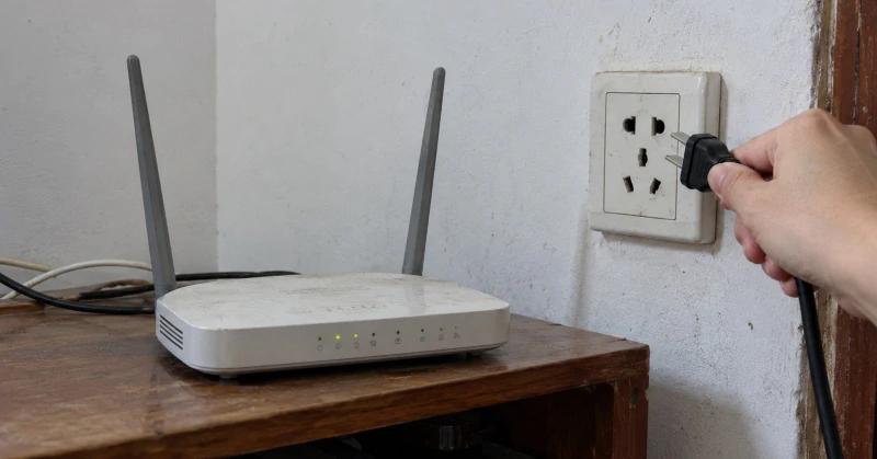 Lời khuyên cho những gia đình hay tắt WiFi bằng cách rút phích cắm
